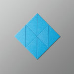Стеновые войлочные панели Tangram 1103