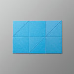 Стеновые войлочные панели Tangram 1103