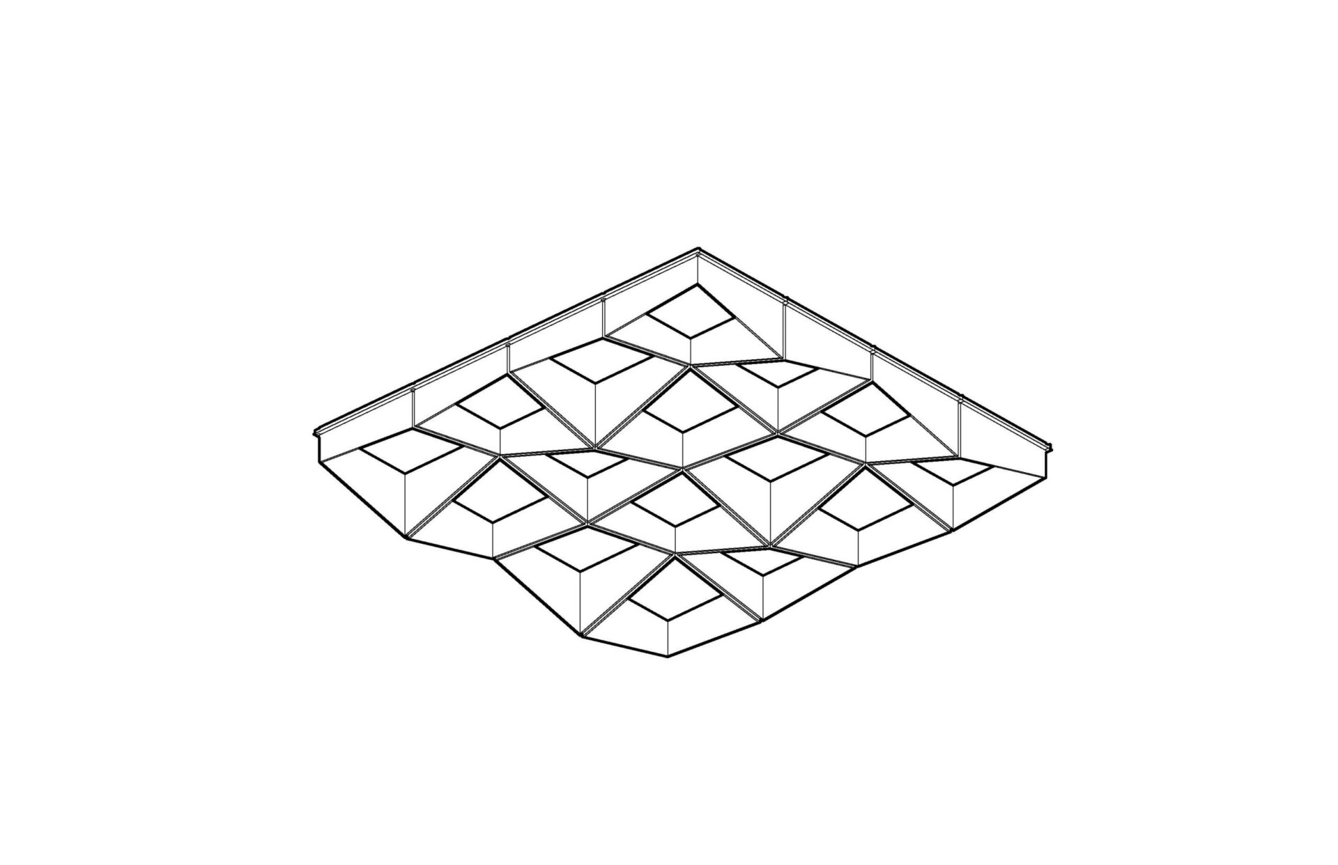 Акустический потолок Бикубик 2602
