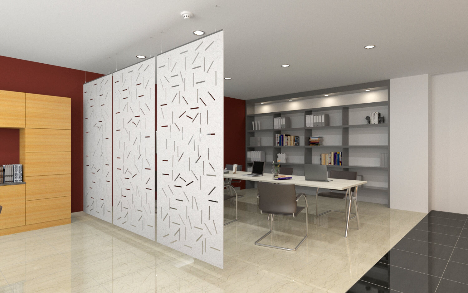 Подвесные офисные экраны 3801