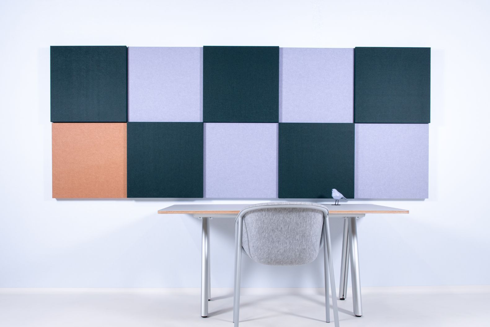 Объемная панель КУБ (Refelt EasyAcoustics PET Felt Square) 1301