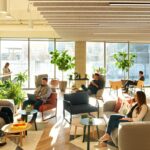 Акустические потолочные перегородки БАФФЛ объемный 2407