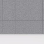 Стеновые войлочные панели КВАДРАТ (Plain PET Felt Tiles Large, Refelt) 1102