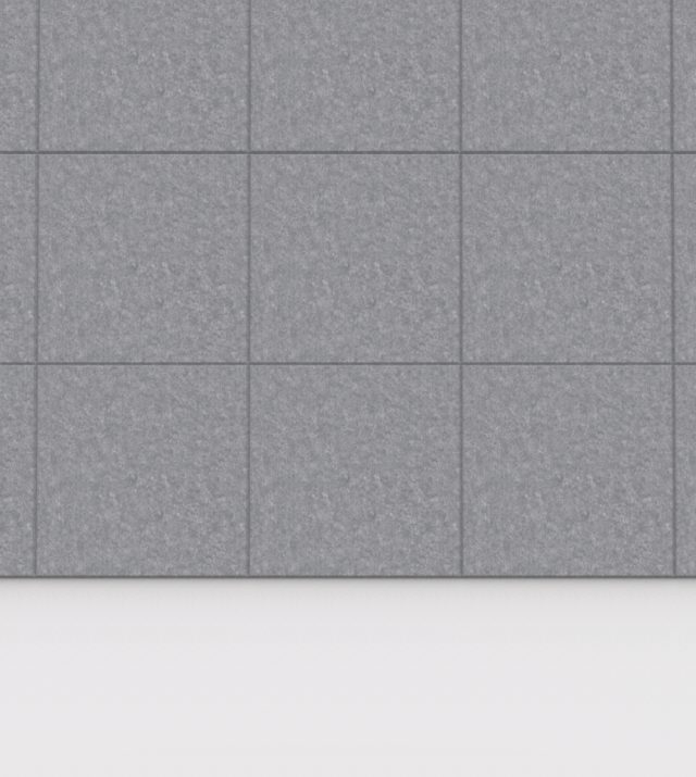 Стеновые войлочные панели КВАДРАТ (Plain PET Felt Tiles Large, Refelt) 1102